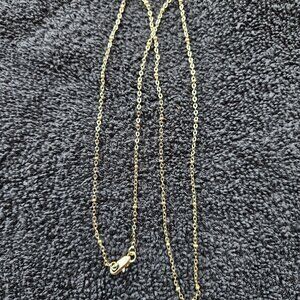 Gold Dainty Beaded Chain Necklace